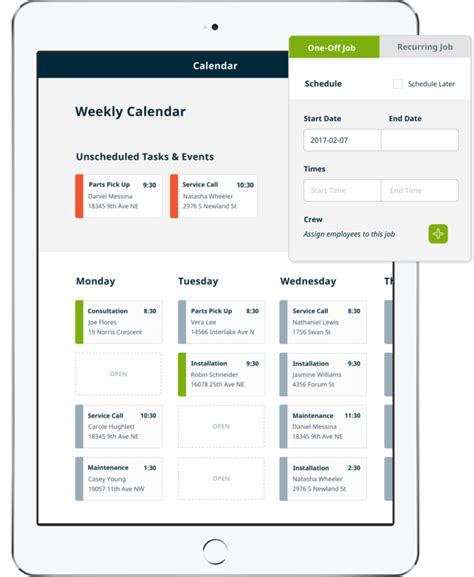 Concrete Scheduling Software .